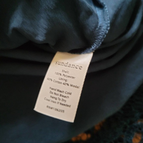 Sanctuary Shirt Women Size Medium Green Lace Lined Long Sleeve Classic Top - Picture 8 of 10